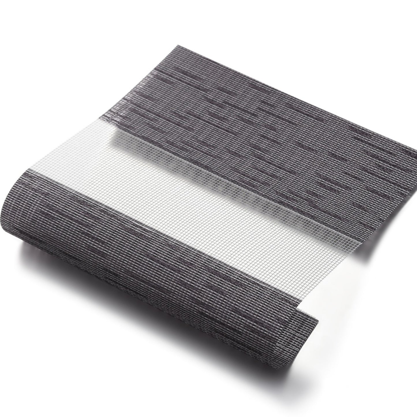 Dark grey duo rolgordijn - lichtdoorlatend - DE7-005