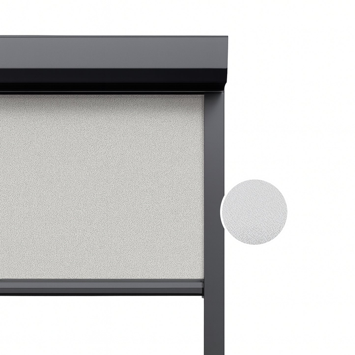 Frost Grey ritsscreen op maat – buitenzonwering – MS24-003