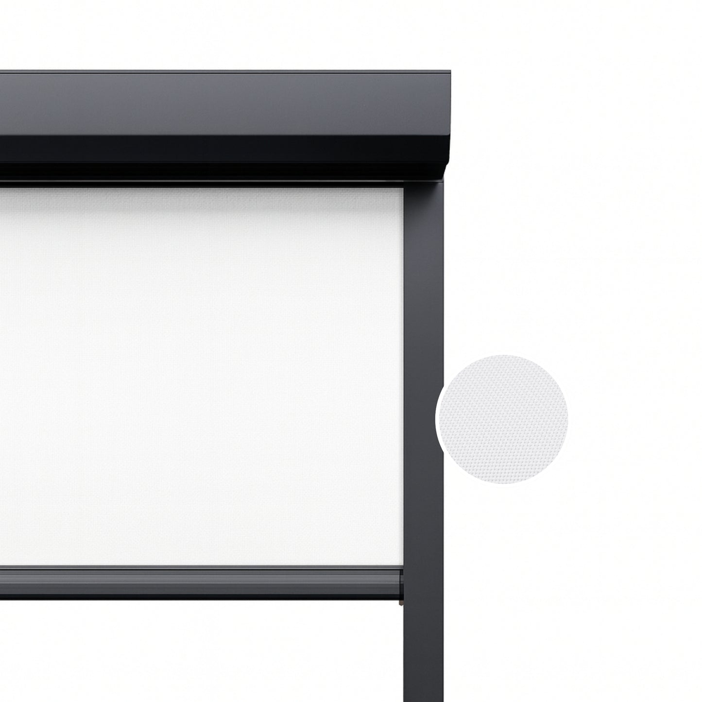 Light Silver ritsscreen op maat – buitenzonwering – MS11-001