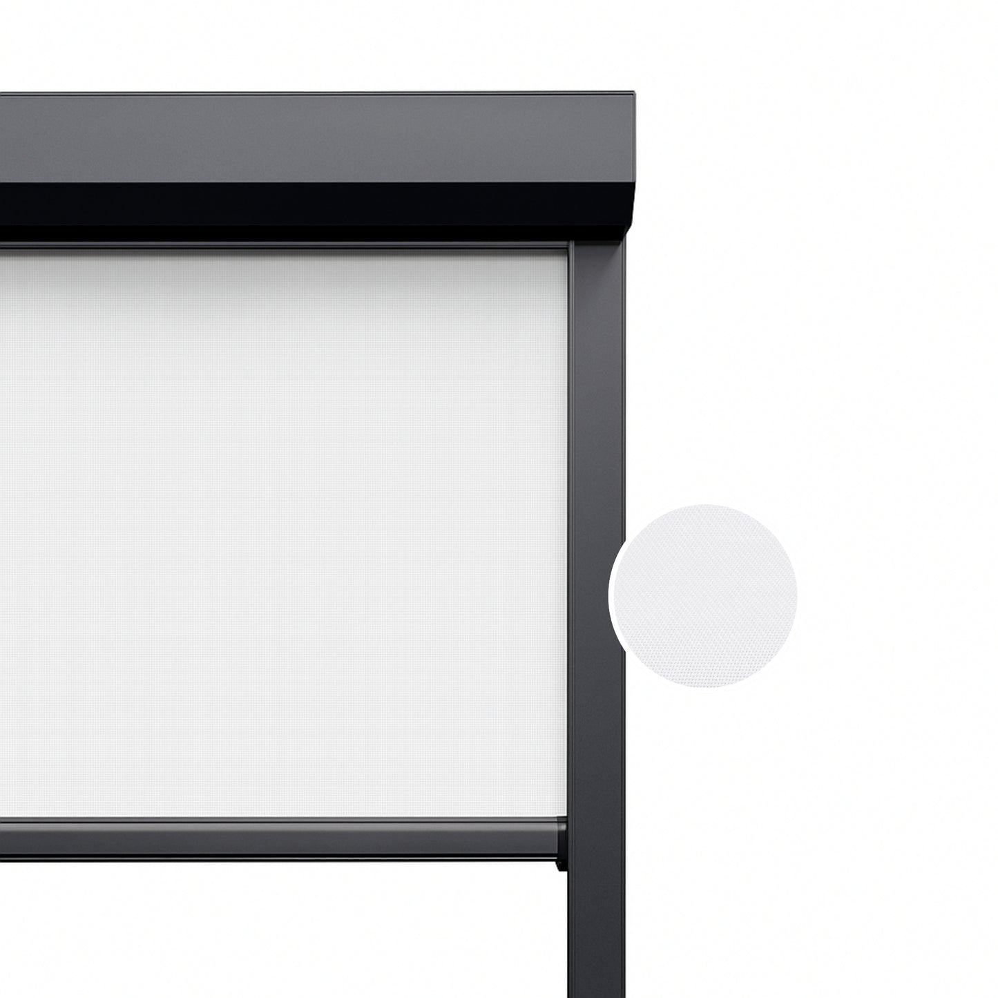 Snow White ritsscreen op maat – buitenzonwering – MS5-001