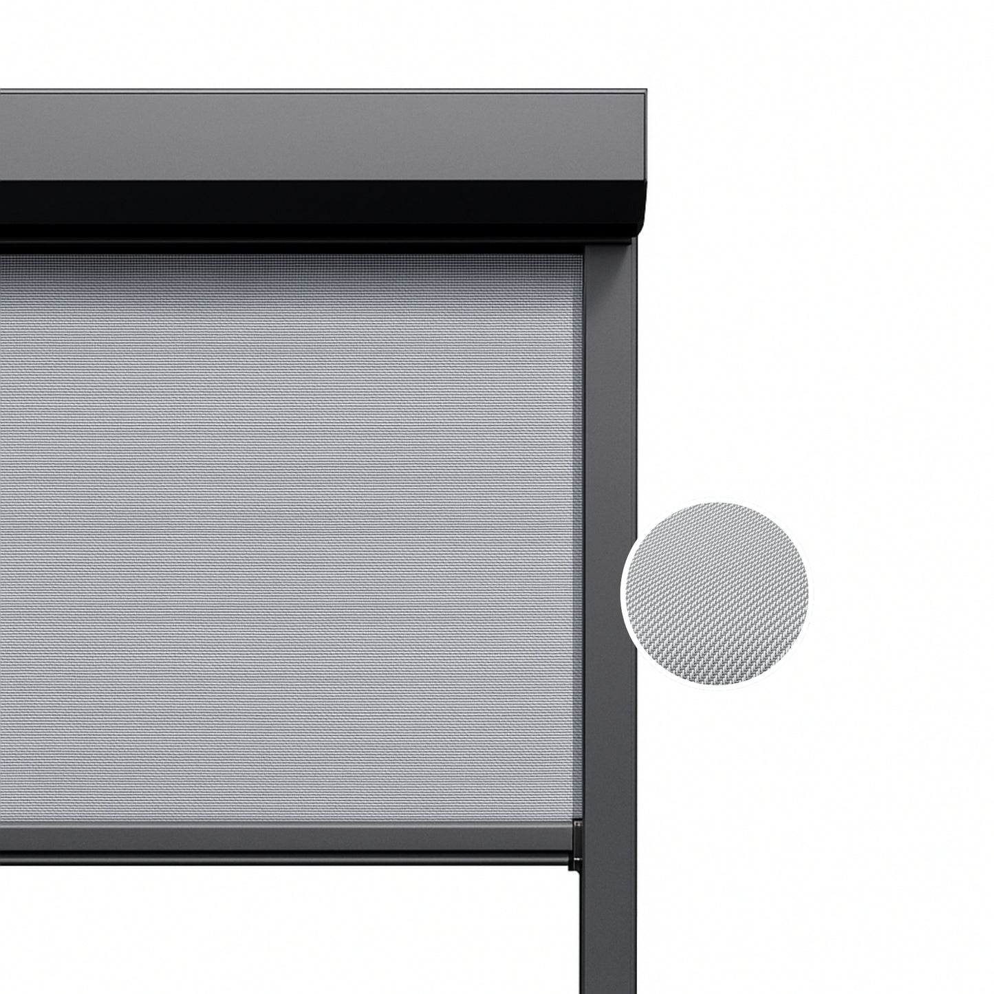 Steel Weave ritsscreen op maat – buitenzonwering – MS17-003