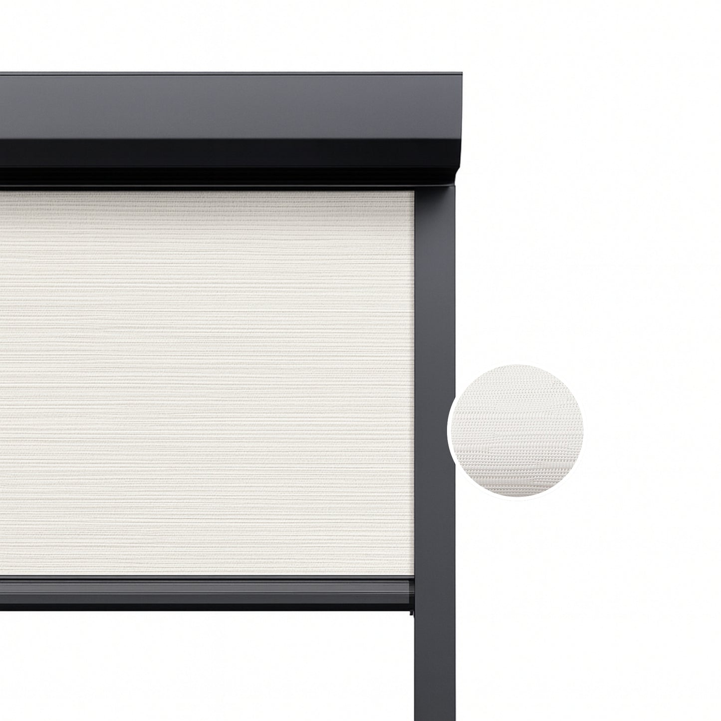 Soft Sand ritsscreen op maat – buitenzonwering – MS20-001