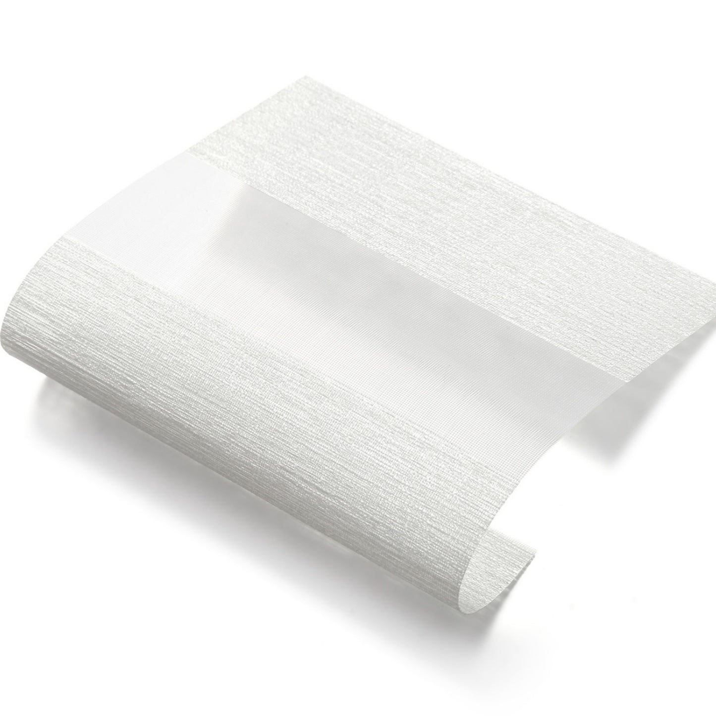 White textured duo rolgordijn - lichtdoorlatend - DE12-001