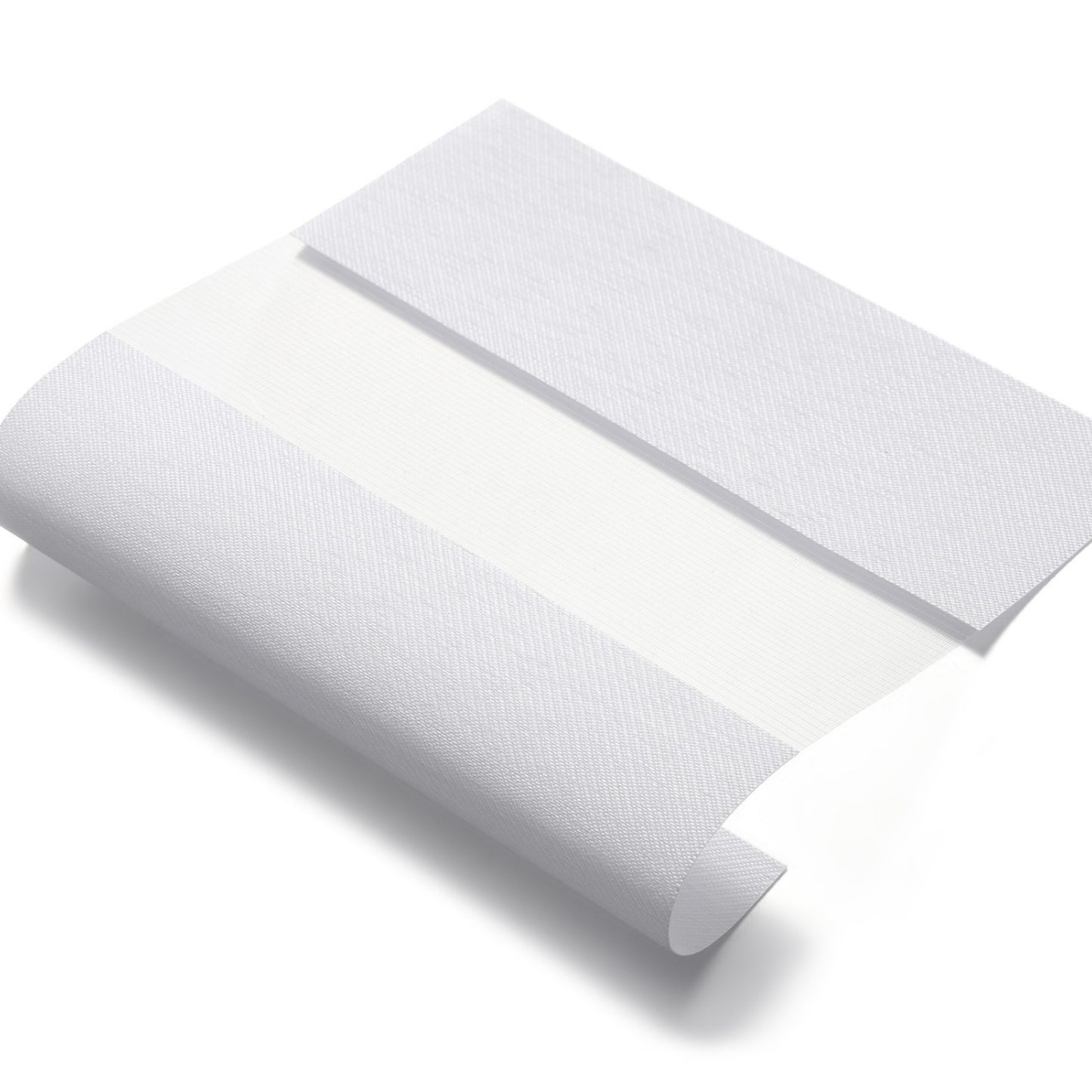 White textured duo rolgordijn - lichtdoorlatend - DE6-001