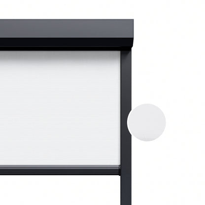 Arctic White ritsscreen op maat – buitenzonwering – MS12-001