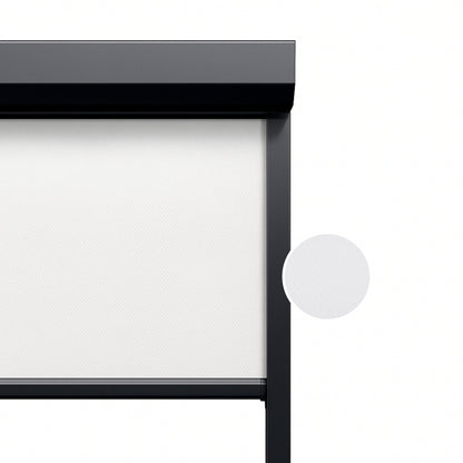 Pure White ritsscreen op maat - buitenzonwering - MS16-002