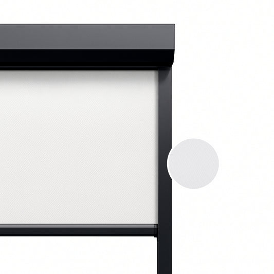 Pure White ritsscreen op maat - buitenzonwering - MS16-002