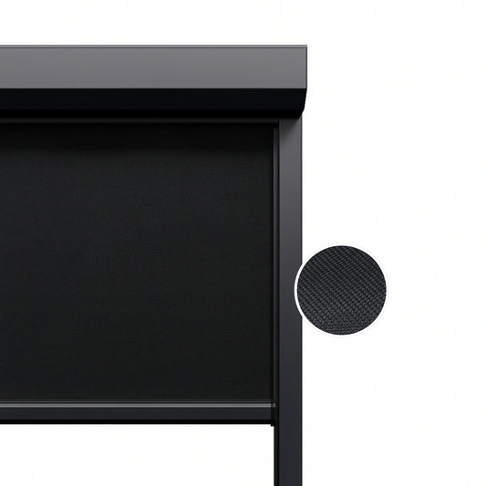 Onyx Black ritsscreen op maat - buitenzonwering - MS15-005
