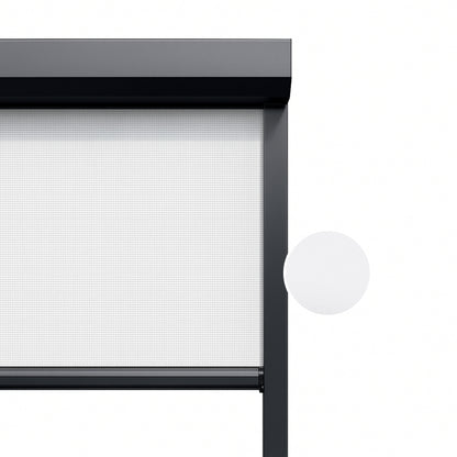Bright White ritsscreen op maat – buitenzonwering – MS9-001