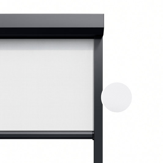 Bright White ritsscreen op maat – buitenzonwering – MS9-001