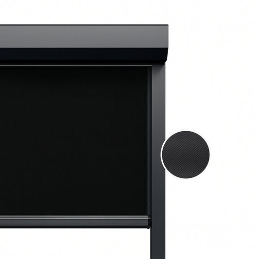 Onyx Black ritsscreen op maat – buitenzonwering – MS11-006
