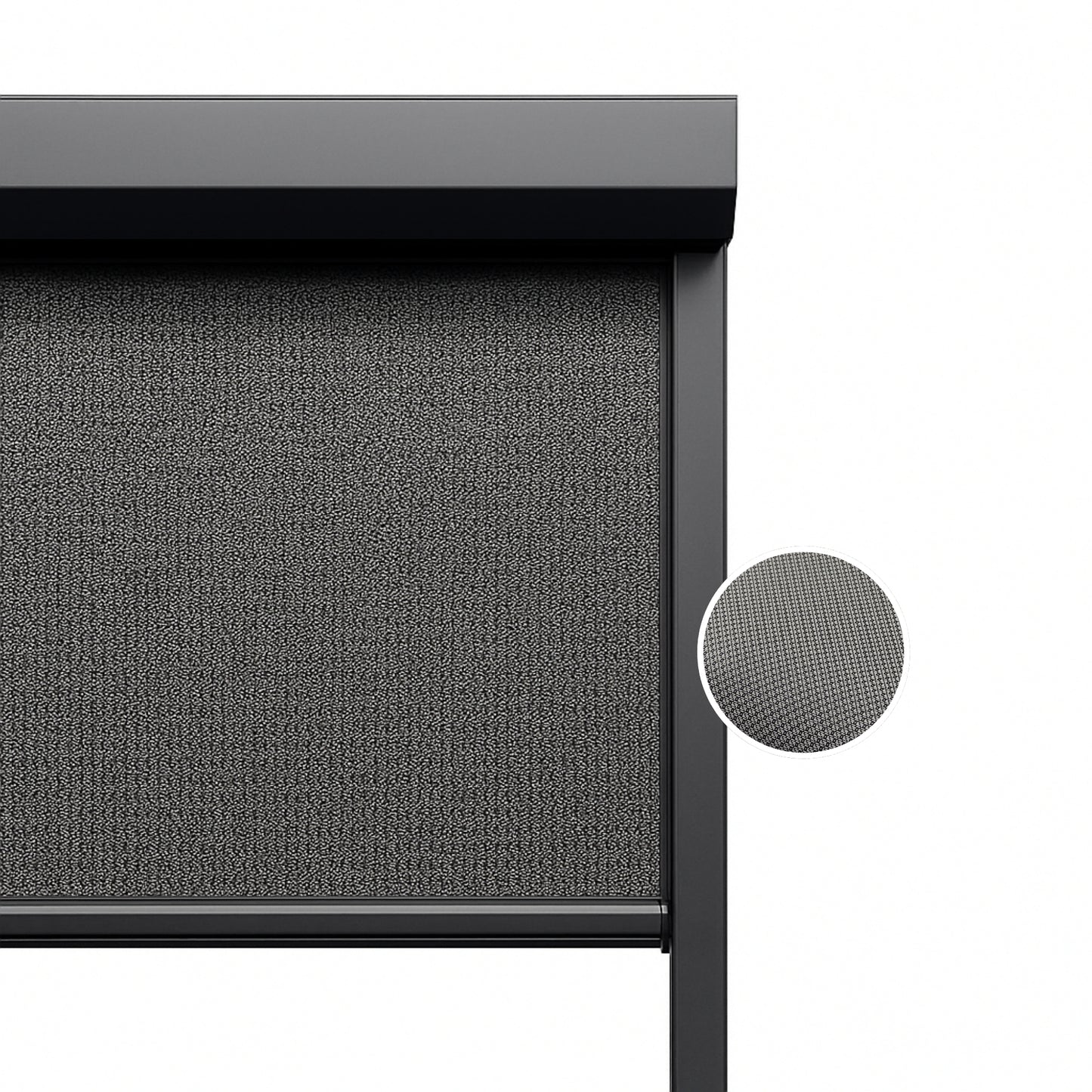 Carbon Mix ritsscreen op maat – buitenzonwering – MS26-004