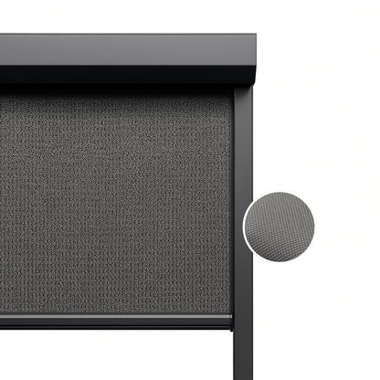 Carbon Mix ritsscreen op maat – buitenzonwering – MS26-004