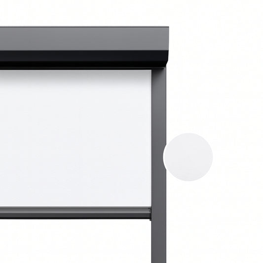 Classic White ritsscreen op maat – buitenzonwering – MS22-001
