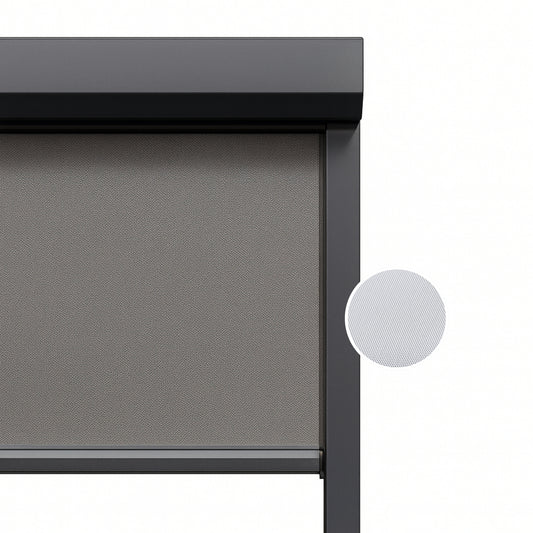 Cool Grey ritsscreen op maat – buitenzonwering – MS9-003