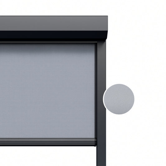 Cool Grey ritsscreen op maat – buitenzonwering – MS10-004