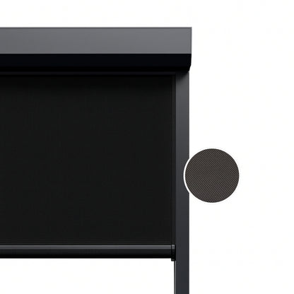 Deep Black ritsscreen op maat - buitenzonwering - MS11-005