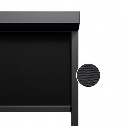 Obsidian Black ritsscreen op maat – buitenzonwering – MS9-006