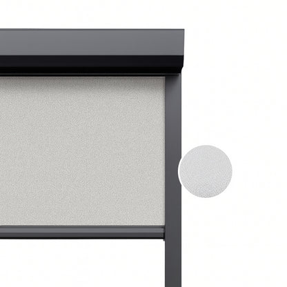Frost Grey ritsscreen op maat – buitenzonwering – MS24-003