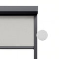 Variant Frost Grey ritsscreen op maat – buitenzonwering – MS24-003 van Ivory Beige ritsscreen op maat - buitenzonwering - MS24-002