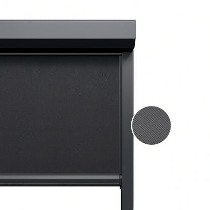 Shadow Grey ritsscreen op maat - buitenzonwering - MS21-004