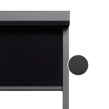 Graphite Grey ritsscreen op maat – buitenzonwering – MS9-005