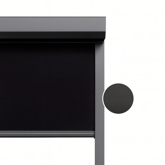 Graphite Grey ritsscreen op maat – buitenzonwering – MS9-005