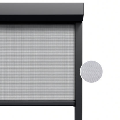 Stone Grey ritsscreen op maat - buitenzonwering - MS21-002