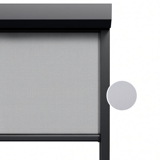 Stone Grey ritsscreen op maat - buitenzonwering - MS21-002