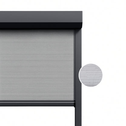 Cool Silver ritsscreen op maat - buitenzonwering - MS20-003