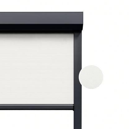 Ice White ritsscreen op maat – buitenzonwering – MS22-002