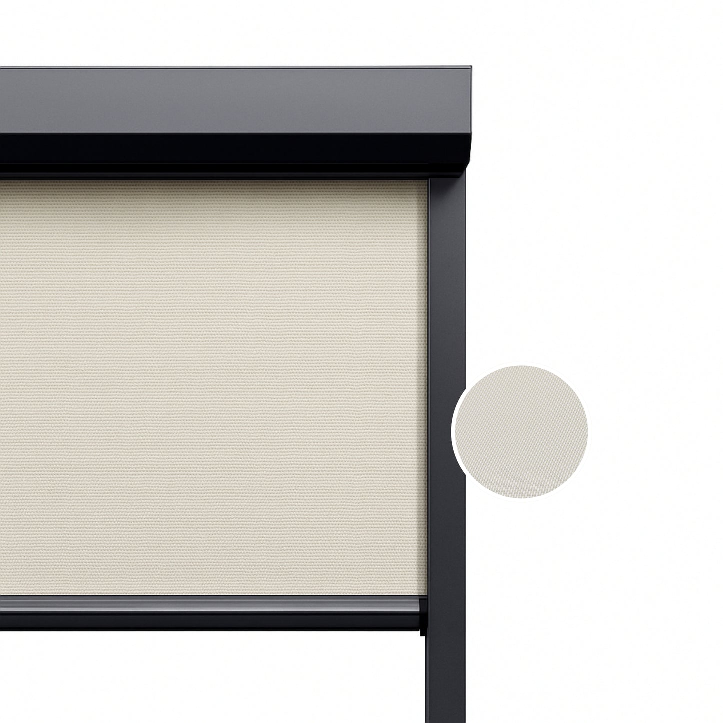 Beige Sand ritsscreen op maat - buitenzonwering - MS12-002