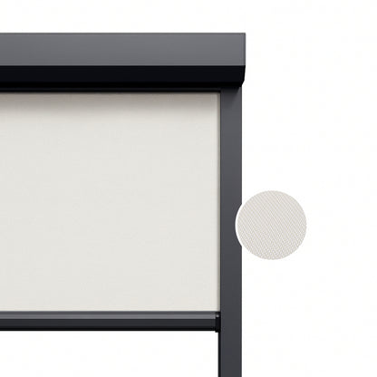 Natural White ritsscreen op maat - buitenzonwering - MS11-002
