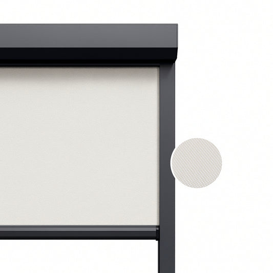 Natural White ritsscreen op maat - buitenzonwering - MS11-002