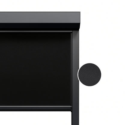 Jet Black ritsscreen op maat – buitenzonwering – MS10-006