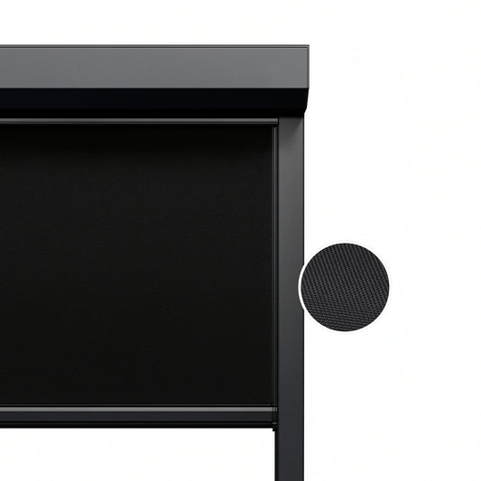 Jet Black ritsscreen op maat – buitenzonwering – MS10-006