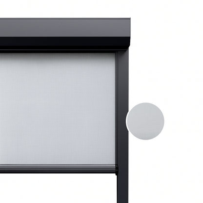 Urban Grey ritsscreen op maat – buitenzonwering – MS22-004
