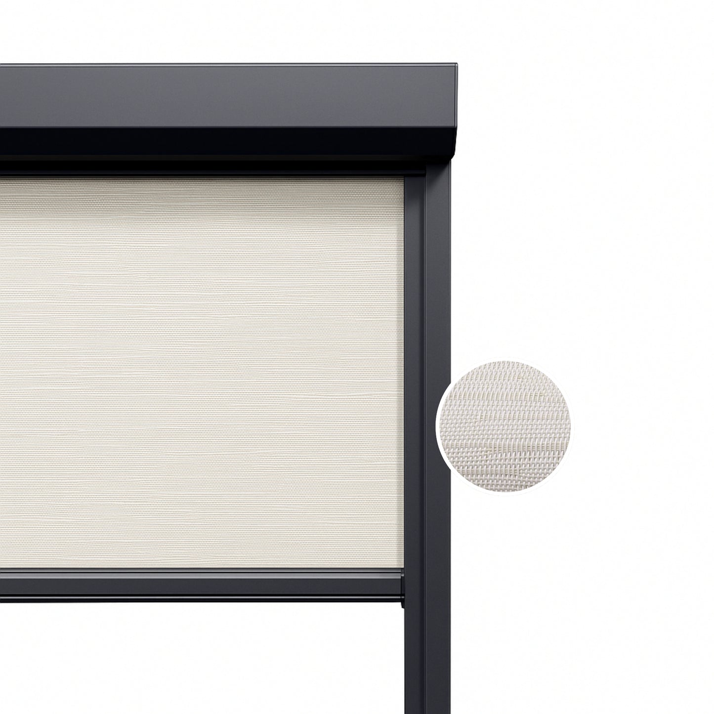 Light Linen ritsscreen op maat - buitenzonwering - MS20-002