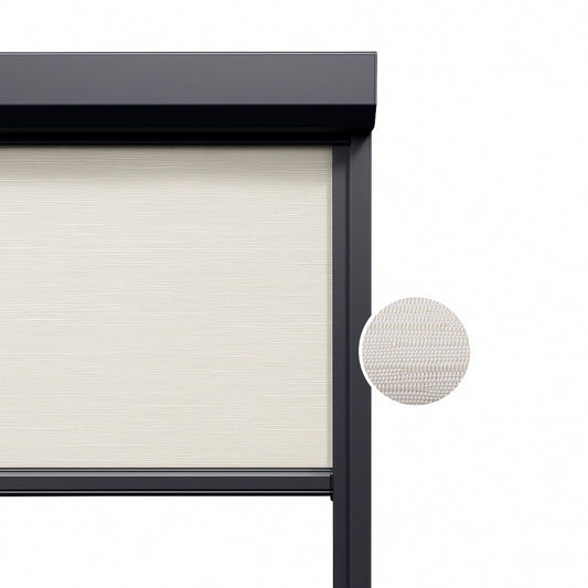 Light Linen ritsscreen op maat - buitenzonwering - MS20-002