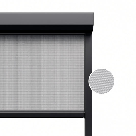 Light Silver ritsscreen op maat - buitenzonwering - MS16-005