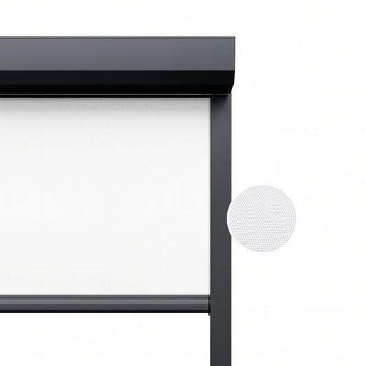Light Silver ritsscreen op maat – buitenzonwering – MS11-001