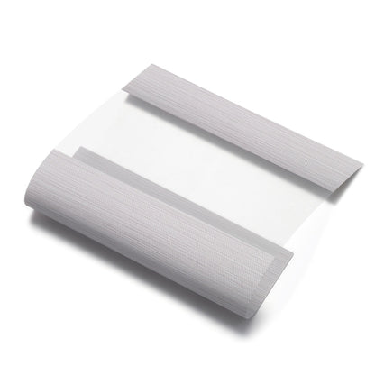 Light grey duo rolgordijn - lichtdoorlatend - DE19-003