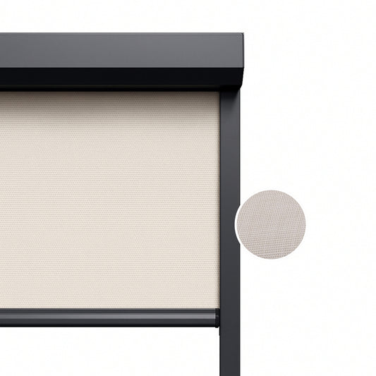 Linen Sand ritsscreen op maat - buitenzonwering - MS25-001