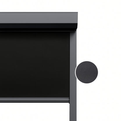 Midnight Black ritsscreen op maat – buitenzonwering – MS8-004