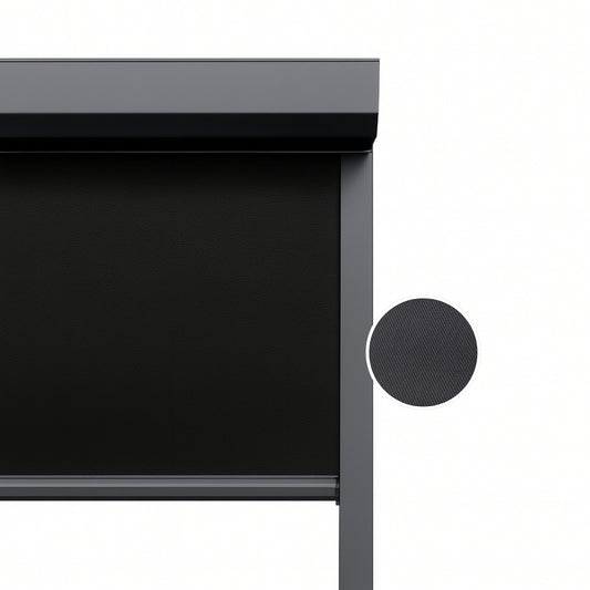 Midnight Black ritsscreen op maat – buitenzonwering – MS8-004