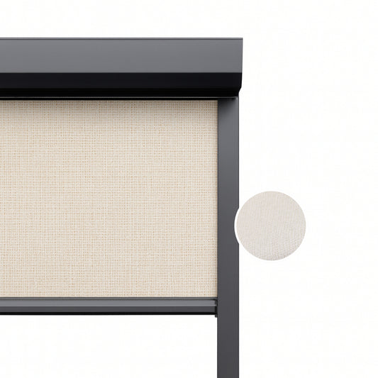 Natural Linen ritsscreen op maat – buitenzonwering – MS18-002