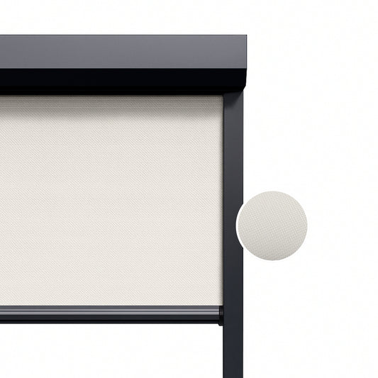 Off White ritsscreen op maat - buitenzonwering - MS13-002