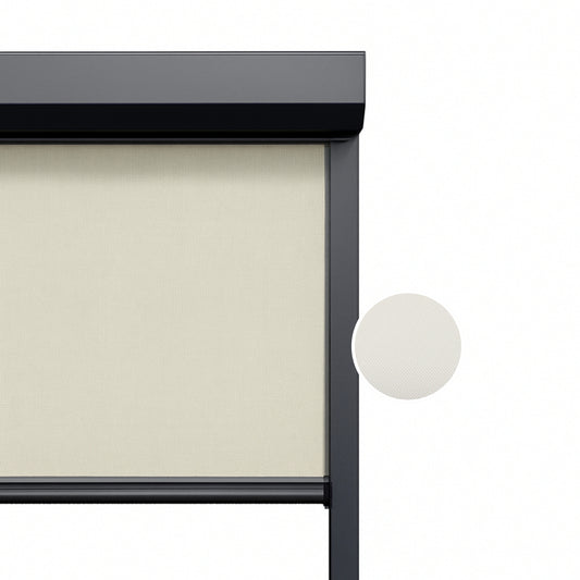 Off White ritsscreen op maat - buitenzonwering - MS2-002