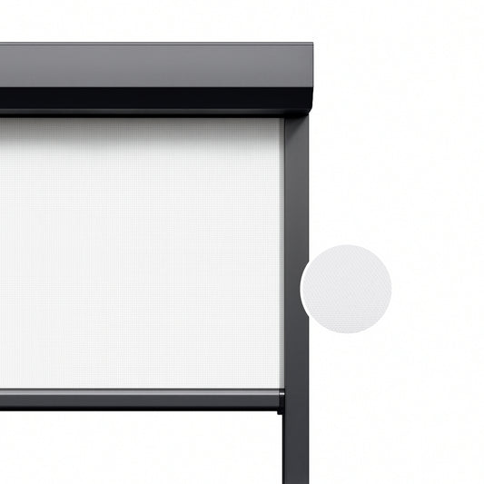 Polar Grey ritsscreen op maat – buitenzonwering – MS10-001