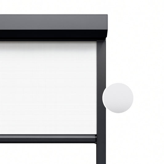 Arctic White ritsscreen op maat - buitenzonwering - MS19-001